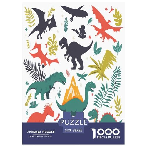 Dinosaurier Puzzle 1000-teilige Schwer Puzzle Spielzeug Lernspiel Impossible Herausforderungsspielzeug Für Erwachsene Kinder 38x26cm/1000pcs Dinosaurier Puzzle 1000-teilige Schwer Puzzle Spielzeug Lernspiel Impossible Herausforderungsspielzeug Für Erwachsene Kinder 38x26cm/1000pcs von RJAVAGFZL