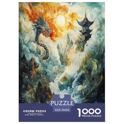 Drachen Puzzles 1000 Teile Schwer Puzzle Spielzeug Pädagogisches Spiel Impossible Herausforderung Spielzeug Für Erwachsene Und Kinder in Bewährter 70x50cm/1000pcs Drachen Puzzles 1000 Teile Schwer Puzzle Spielzeug Pädagogisches Spiel Impossible Herausforderung Spielzeug Für Erwachsene Und Kinder in Bewährter 70x50cm/1000pcs von RJAVAGFZL