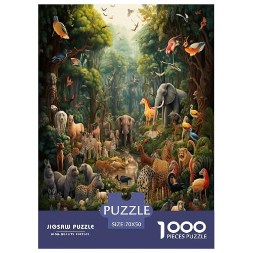 Dschungeltiere Puzzles 1000 Teile Schwer Puzzle Spielzeug Pädagogisches Spiel Impossible Herausforderung Spielzeug Für Erwachsene Und Kinder Ab 12 Jahren 70x50cm/1000pcs Dschungeltiere Puzzles 1000 Teile Schwer Puzzle Spielzeug Pädagogisches Spiel Impossible Herausforderung Spielzeug Für Erwachsene Und Kinder Ab 12 Jahren 70x50cm/1000pcs von RJAVAGFZL