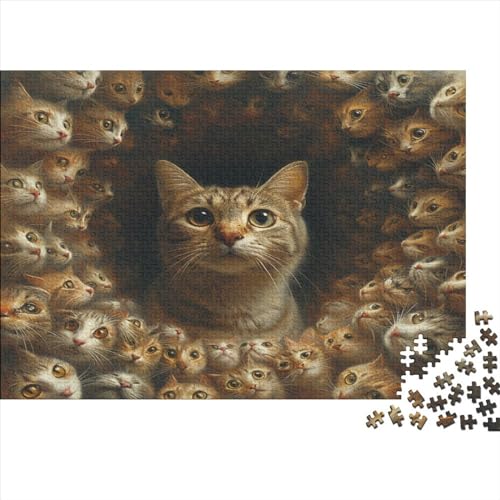 Eine Katze ist Alles Puzzlespiel 1000 Teile Puzzle Für Erwachsene Und Kinder Ab 14 Jahren, Puzzle Erwachsenen Puzzlespi Puzzel 1000pcs (75x50cm) von RJAVAGFZL