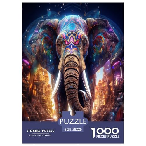 Elefanten Puzzle 1000-teilige Schwer Puzzle Spielzeug Lernspiel Impossible Herausforderung Spielzeug Für Erwachsene Kinder 38x26cm/1000pcs Elefanten Puzzle 1000-teilige Schwer Puzzle Spielzeug Lernspiel Impossible Herausforderung Spielzeug Für Erwachsene Kinder 38x26cm/1000pcs von RJAVAGFZL