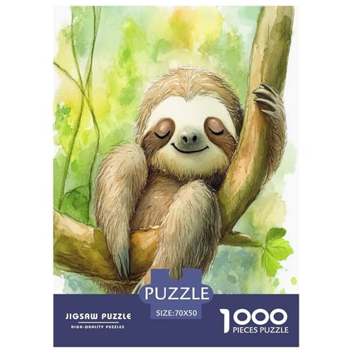 Faulheit Puzzle 1000 Teile Schwer Puzzle Spielzeug Lernspiel Impossible Herausforderungsspielzeug Für Erwachsene Und Kinder Ab 14 Jahren 70x50cm/1000pcs von RJAVAGFZL