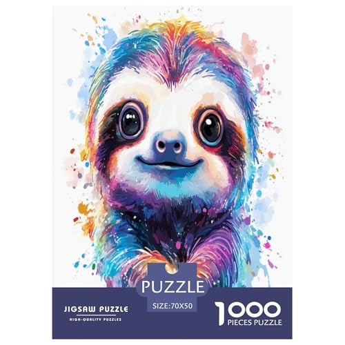 Faulheit Puzzle 1000 Teile Schwer Puzzle Spielzeug Pädagogisches Spiel Impossible Herausforderung Spielzeug Für Erwachsene Kinder 70x50cm/1000pcs von RJAVAGFZL