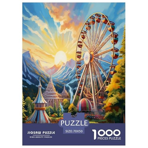 Ferris Rad Puzzles 1000-teilige Schwer Puzzle Spielzeug Lernspiel Impossible Herausforderungsspielzeug Für Erwachsene Kinder 70x50cm/1000pcs Ferris Rad Puzzles 1000-teilige Schwer Puzzle Spielzeug Lernspiel Impossible Herausforderungsspielzeug Für Erwachsene Kinder 70x50cm/1000pcs von RJAVAGFZL