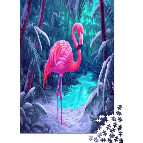 Flamingo Puzzle 1000 Teile Puzzles Für Erwachsene Klassische Puzzles 1000 Teile Erwachsene Puzzlespiel Erwachsene 1000 Teile Erwachsenen Puzzlespiel Puzzel 1000pcs (75x50cm) von RJAVAGFZL