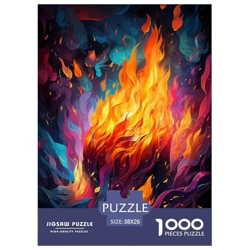 Flammen Puzzle 1000 Teile Schwer Puzzle Spielzeug Lernspiel Impossible Herausforderung Spielzeug Für Erwachsene Kinder 38x26cm/1000pcs Flammen Puzzle 1000 Teile Schwer Puzzle Spielzeug Lernspiel Impossible Herausforderung Spielzeug Für Erwachsene Kinder 38x26cm/1000pcs von RJAVAGFZL