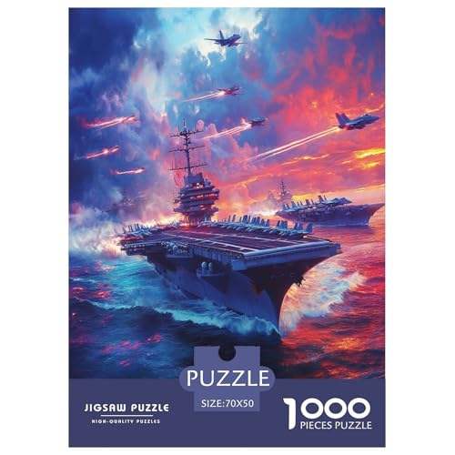 Flugzeugträger Puzzle 1000-teilige Schwer Puzzle Spielzeug Lernspiel Impossible Herausforderung Spielzeug Für Erwachsene Kinder 70x50cm/1000pcs Flugzeugträger Puzzle 1000-teilige Schwer Puzzle Spielzeug Lernspiel Impossible Herausforderung Spielzeug Für Erwachsene Kinder 70x50cm/1000pcs von RJAVAGFZL