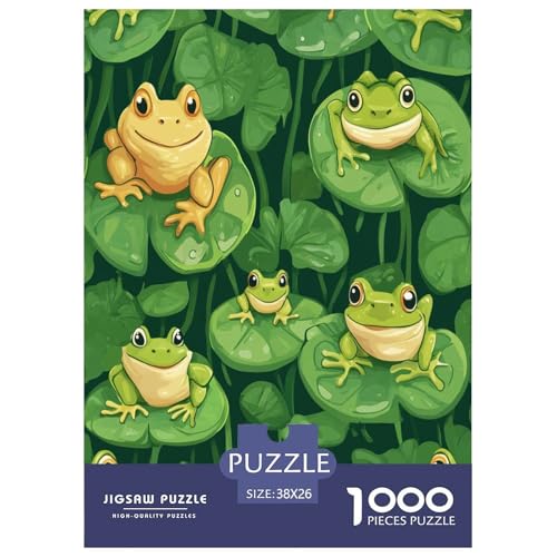 Frosch Puzzles 1000 Teile Schwer Puzzle Spielzeug Lernspiel Impossible Herausforderung Spielzeug Für Erwachsene Kinder 38x26cm/1000pcs Frosch Puzzles 1000 Teile Schwer Puzzle Spielzeug Lernspiel Impossible Herausforderung Spielzeug Für Erwachsene Kinder 38x26cm/1000pcs von RJAVAGFZL