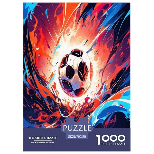 Fußball Puzzle 1000-teilige Schwer Puzzle Spielzeug Pädagogisches Spiel Impossible Herausforderungsspielzeug Für Erwachsene Kinder 70x50cm/1000pcs Fußball Puzzle 1000-teilige Schwer Puzzle Spielzeug Pädagogisches Spiel Impossible Herausforderungsspielzeug Für Erwachsene Kinder 70x50cm/1000pcs von RJAVAGFZL