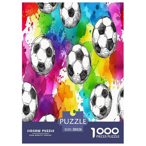Fußball Puzzles 1000 Teile Schwer Puzzle Spielzeug Lernspiel Impossible Herausforderung Spielzeug Für Erwachsene Kinder 38x26cm/1000pcs Fußball Puzzles 1000 Teile Schwer Puzzle Spielzeug Lernspiel Impossible Herausforderung Spielzeug Für Erwachsene Kinder 38x26cm/1000pcs von RJAVAGFZL