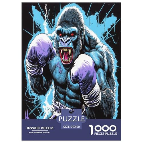 Gorilla Puzzle 1000 Teile Schwer Puzzle Spielzeug Lernspiel Impossible Herausforderungsspielzeug Für Erwachsene Kinder 70x50cm/1000pcs Gorilla Puzzle 1000 Teile Schwer Puzzle Spielzeug Lernspiel Impossible Herausforderungsspielzeug Für Erwachsene Kinder 70x50cm/1000pcs von RJAVAGFZL