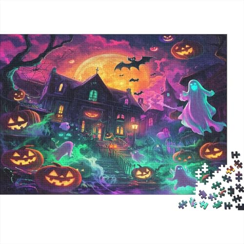Halloween Village Puzzle 1000 Teile Erwachsene, Puzzlespiel Jigsaw Puzzles Erwachsenen Puzzlespiel Puzzel 1000pcs (75x50cm) von RJAVAGFZL