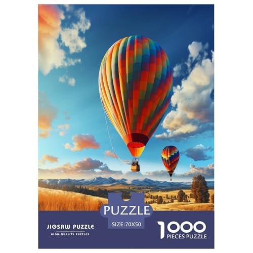 Heißluftballon Puzzle 1000 Teile Schwer Puzzle Spielzeug Lernspiel Impossible Herausforderung Spielzeug Für Erwachsene Und Kinder Ab 12 Jahren 70x50cm/1000pcs Heißluftballon Puzzle 1000 Teile Schwer Puzzle Spielzeug Lernspiel Impossible Herausforderung Spielzeug Für Erwachsene Und Kinder Ab 12 Jahren 70x50cm/1000pcs von RJAVAGFZL