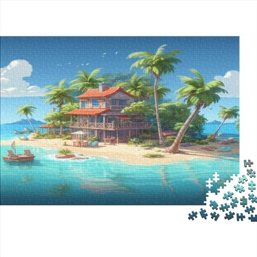 Holiday Bay Puzzle 1000 Teile Erwachsener Kniffel Spaß Für Die Ganze Familie - Abwechslungsreiche 1000 Puzzleteilige Motive Puzzlespiel Erwachsene, Puzzel 1000pcs (75x50cm) von RJAVAGFZL