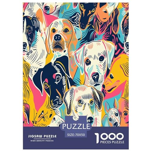 Hund4 Puzzle 1000-teilige Schwer Puzzle Spielzeug Lernspiel Impossible Herausforderung Spielzeug Für Erwachsene Und Kinder in Bewährter 70x50cm/1000pcs Hund4 Puzzle 1000-teilige Schwer Puzzle Spielzeug Lernspiel Impossible Herausforderung Spielzeug Für Erwachsene Und Kinder in Bewährter 70x50cm/1000pcs von RJAVAGFZL