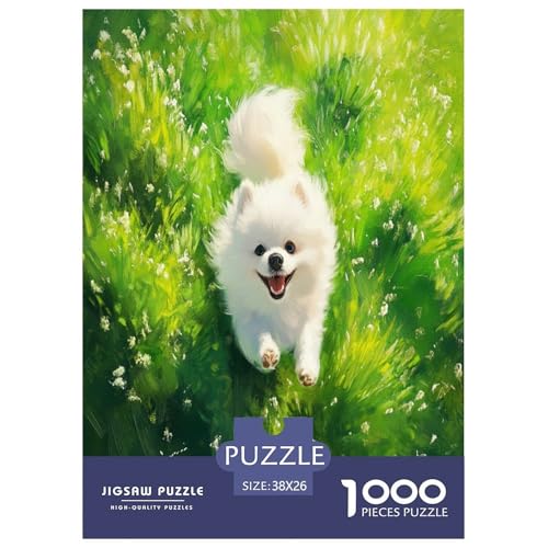 Japanischer Spitz Puzzle 1000-teilige Schwer Puzzle Spielzeug Lernspiel Impossible Herausforderungsspielzeug Für Erwachsene Kinder 38x26cm/1000pcs Japanischer Spitz Puzzle 1000-teilige Schwer Puzzle Spielzeug Lernspiel Impossible Herausforderungsspielzeug Für Erwachsene Kinder 38x26cm/1000pcs von RJAVAGFZL
