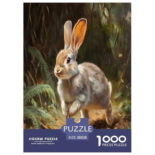 Kaninchen Puzzle 1000-teilige Schwer Puzzle Spielzeug Lernspiel Impossible Herausforderungsspielzeug Für Erwachsene Und Kinder in Bewährter 38x26cm/1000pcs Kaninchen Puzzle 1000-teilige Schwer Puzzle Spielzeug Lernspiel Impossible Herausforderungsspielzeug Für Erwachsene Und Kinder in Bewährter 38x26cm/1000pcs von RJAVAGFZL