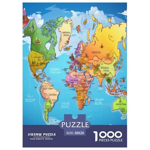 Karte von Europa Puzzles 1000 Teile Schwer Puzzle Spielzeug Lernspiel Impossible Herausforderung Spielzeug Für Erwachsene Und Kinder Ab 12 Jahren 38x26cm/1000pcs Karte von Europa Puzzles 1000 Teile Schwer Puzzle Spielzeug Lernspiel Impossible Herausforderung Spielzeug Für Erwachsene Und Kinder Ab 12 Jahren 38x26cm/1000pcs von RJAVAGFZL
