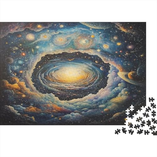 Kosmischer Sternenhimmel Puzzlespiel 1000 Teile Puzzle Für Erwachsene Und Kinder Ab 14 Jahren, Puzzle-Motiv Erwachsenen Puzzlespiel Puzzel 1000pcs (75x50cm) von RJAVAGFZL