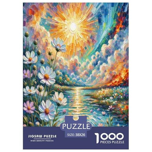 Kosmos Bipinnatus Puzzle 1000 Teile Schwer Puzzle Spielzeug Pädagogisches Spiel Impossible Herausforderung Spielzeug Für Erwachsene Und Kinder in Bewährter 38x26cm/1000pcs von RJAVAGFZL