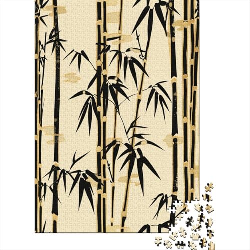 Kunst Bambus Puzzle 1000 Teile Puzzles Für Erwachsene Klassische Puzzles 1000 Teile Erwachsene Puzzlespiel Erwachsene 1000 Teile Erwachsenen Puzzlespiel Puzzel 1000pcs (75x50cm) von RJAVAGFZL