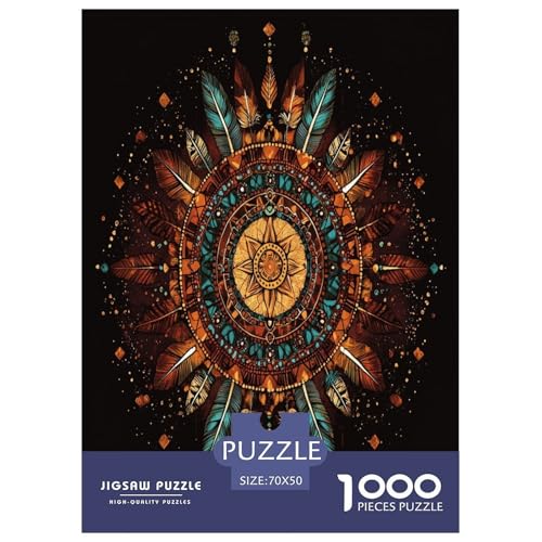 Mandala Puzzles 1000 Teile Schwer Puzzle Spielzeug Pädagogisches Spiel Impossible Herausforderungsspielzeug Für Erwachsene Und Kinder Ab 14 Jahren 70x50cm/1000pcs Mandala Puzzles 1000 Teile Schwer Puzzle Spielzeug Pädagogisches Spiel Impossible Herausforderungsspielzeug Für Erwachsene Und Kinder Ab 14 Jahren 70x50cm/1000pcs von RJAVAGFZL