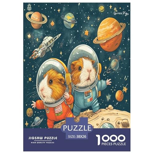 Meeresschweine Weltraum erkunden Puzzle 1000-teilige Schwer Puzzle Spielzeug Lernspiel Impossible Herausforderungsspielzeug Für Erwachsene Und Kinder Ab 14 Jahren 38x26cm/1000pcs Meeresschweine Weltraum erkunden Puzzle 1000-teilige Schwer Puzzle Spielzeug Lernspiel Impossible Herausforderungsspielzeug Für Erwachsene Und Kinder Ab 14 Jahren 38x26cm/1000pcs von RJAVAGFZL