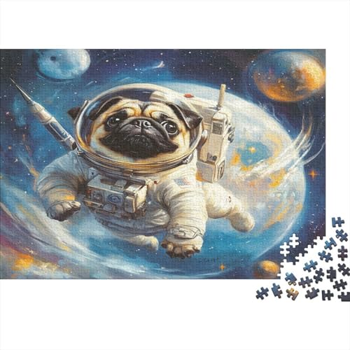 Mops 1000 Teile, Impossible Puzzle,Geschicklichkeitsspiel Für Die Ganze Familie, Erwachsenenpuzzle Ab 14 Jahren Puzzel 1000pcs (75x50cm) von RJAVAGFZL