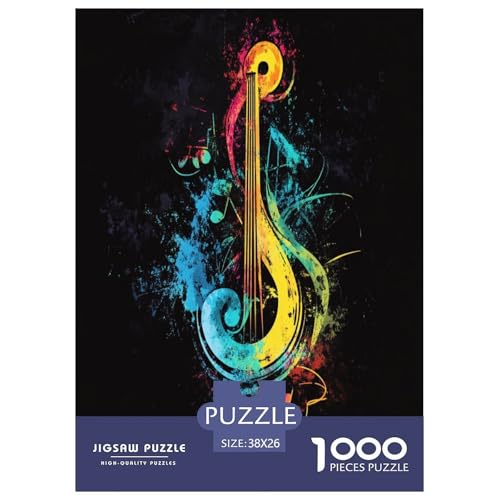 Musiknotation Puzzle 1000 Teile Schwer Puzzle Spielzeug Lernspiel Impossible Herausforderungsspielzeug Für Erwachsene Und Kinder Ab 14 Jahren 38x26cm/1000pcs von RJAVAGFZL