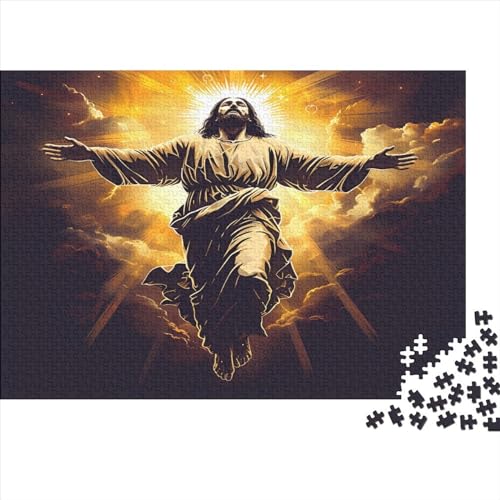 Mythischer Jesus Puzzle 1000 Teile - Puzzle Für Erwachsene, Puzzle, Puzzlespiel Erwachsenen Puzzlespiel Puzzel 1000pcs (75x50cm) von RJAVAGFZL
