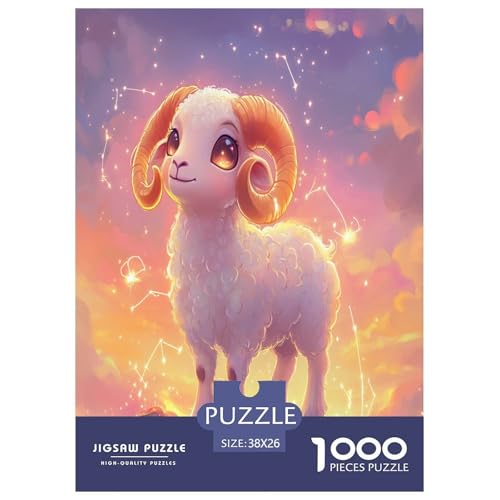 Nettes Lamm Puzzle 1000-teilige Schwer Puzzle Spielzeug Pädagogisches Spiel Impossible Herausforderungsspielzeug Für Erwachsene Und Kinder Ab 12 Jahren 38x26cm/1000pcs Nettes Lamm Puzzle 1000-teilige Schwer Puzzle Spielzeug Pädagogisches Spiel Impossible Herausforderungsspielzeug Für Erwachsene Und Kinder Ab 12 Jahren 38x26cm/1000pcs von RJAVAGFZL