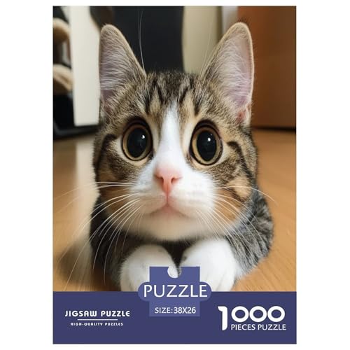 Niedliche Katze Puzzle 1000-teilige Schwer Puzzle Spielzeug Lernspiel Impossible Herausforderung Spielzeug Für Erwachsene Und Kinder in Bewährter 38x26cm/1000pcs Niedliche Katze Puzzle 1000-teilige Schwer Puzzle Spielzeug Lernspiel Impossible Herausforderung Spielzeug Für Erwachsene Und Kinder in Bewährter 38x26cm/1000pcs von RJAVAGFZL