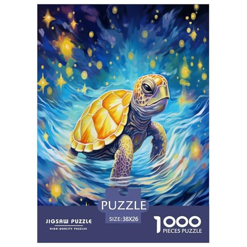 Ölmalerei Schildkröte Puzzles 1000 Teile Schwer Puzzle Spielzeug Lernspiel Impossible Herausforderung Spielzeug Für Erwachsene Und Kinder Ab 12 Jahren 38x26cm/1000pcs Ölmalerei Schildkröte Puzzles 1000 Teile Schwer Puzzle Spielzeug Lernspiel Impossible Herausforderung Spielzeug Für Erwachsene Und Kinder Ab 12 Jahren 38x26cm/1000pcs von RJAVAGFZL