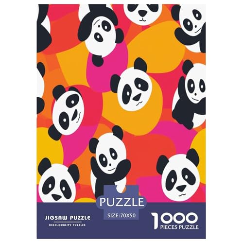 Panda Puzzle 1000 Teile Schwer Puzzle Spielzeug Pädagogisches Spiel Impossible Herausforderungsspielzeug Für Erwachsene Kinder 70x50cm/1000pcs Panda Puzzle 1000 Teile Schwer Puzzle Spielzeug Pädagogisches Spiel Impossible Herausforderungsspielzeug Für Erwachsene Kinder 70x50cm/1000pcs von RJAVAGFZL