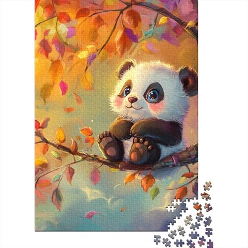 Panda Puzzles 1000 Teile Schwer Puzzle Spielzeug Lernspiel Impossible Herausforderung Spielzeug Für Erwachsene Kinder 1000pcs (75x50cm) von RJAVAGFZL