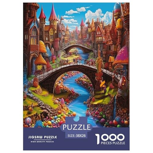 Paradies Puzzle 1000 Teile Schwer Puzzle Spielzeug Pädagogisches Spiel Impossible Herausforderungsspielzeug Für Erwachsene Und Kinder in Bewährter 38x26cm/1000pcs von RJAVAGFZL