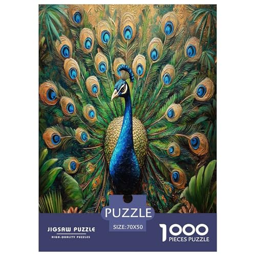Pfauen Puzzles 1000 Teile Schwer Puzzle Spielzeug Lernspiel Impossible Herausforderung Spielzeug Für Erwachsene Und Kinder in Bewährter 70x50cm/1000pcs Pfauen Puzzles 1000 Teile Schwer Puzzle Spielzeug Lernspiel Impossible Herausforderung Spielzeug Für Erwachsene Und Kinder in Bewährter 70x50cm/1000pcs von RJAVAGFZL