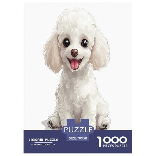 Poodle Puzzles 1000 Teile Schwer Puzzle Spielzeug Lernspiel Impossible Herausforderungsspielzeug Für Erwachsene Und Kinder Ab 12 Jahren 70x50cm/1000pcs Poodle Puzzles 1000 Teile Schwer Puzzle Spielzeug Lernspiel Impossible Herausforderungsspielzeug Für Erwachsene Und Kinder Ab 12 Jahren 70x50cm/1000pcs von RJAVAGFZL