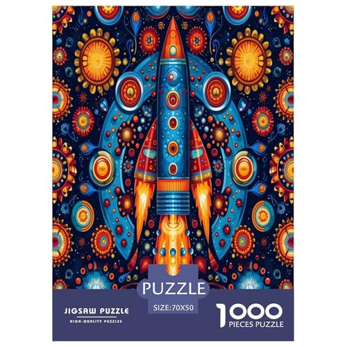 Rakete Puzzle 1000 Teile Schwer Puzzle Spielzeug Lernspiel Impossible Herausforderungsspielzeug Für Erwachsene Kinder 70x50cm/1000pcs Rakete Puzzle 1000 Teile Schwer Puzzle Spielzeug Lernspiel Impossible Herausforderungsspielzeug Für Erwachsene Kinder 70x50cm/1000pcs von RJAVAGFZL