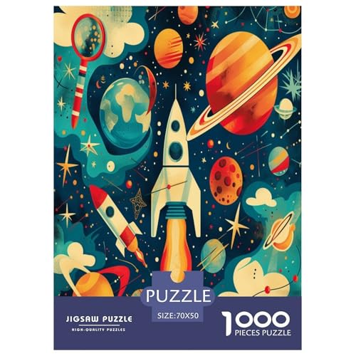 Rakete Puzzle 1000-teilige Schwer Puzzle Spielzeug Pädagogisches Spiel Impossible Herausforderung Spielzeug Für Erwachsene Und Kinder Ab 14 Jahren 70x50cm/1000pcs Rakete Puzzle 1000-teilige Schwer Puzzle Spielzeug Pädagogisches Spiel Impossible Herausforderung Spielzeug Für Erwachsene Und Kinder Ab 14 Jahren 70x50cm/1000pcs von RJAVAGFZL