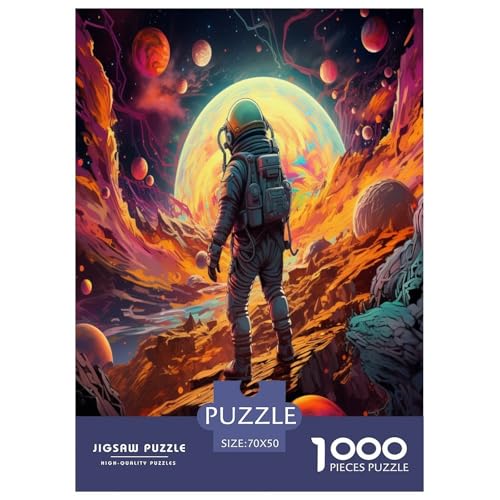 RaumAstronaut Puzzle 1000-teilige Schwer Puzzle Spielzeug Lernspiel Impossible Herausforderung Spielzeug Für Erwachsene Und Kinder in Bewährter 70x50cm/1000pcs RaumAstronaut Puzzle 1000-teilige Schwer Puzzle Spielzeug Lernspiel Impossible Herausforderung Spielzeug Für Erwachsene Und Kinder in Bewährter 70x50cm/1000pcs von RJAVAGFZL