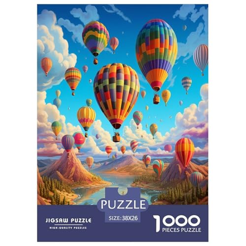 Romantic Heißluftballon Puzzle 1000 Teile Schwer Puzzle Spielzeug Lernspiel Impossible Herausforderung Spielzeug Für Erwachsene Und Kinder Ab 12 Jahren 38x26cm/1000pcs Romantic Heißluftballon Puzzle 1000 Teile Schwer Puzzle Spielzeug Lernspiel Impossible Herausforderung Spielzeug Für Erwachsene Und Kinder Ab 12 Jahren 38x26cm/1000pcs von RJAVAGFZL