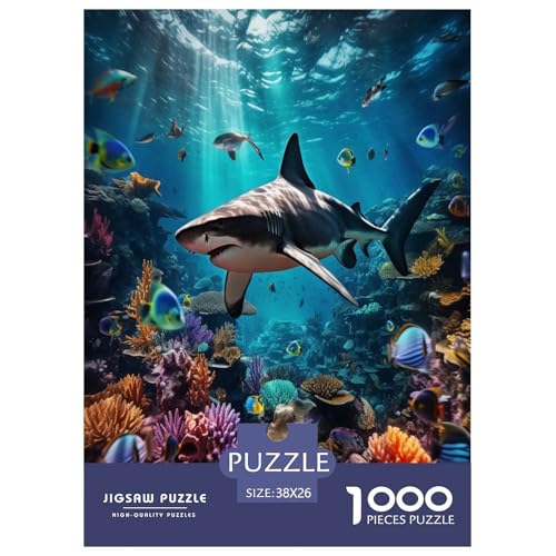 Seabed A School of Fisch Puzzle 1000-teilige Schwer Puzzle Spielzeug Pädagogisches Spiel Impossible Herausforderungsspielzeug Für Erwachsene Kinder 38x26cm/1000pcs Seabed A School of Fisch Puzzle 1000-teilige Schwer Puzzle Spielzeug Pädagogisches Spiel Impossible Herausforderungsspielzeug Für Erwachsene Kinder 38x26cm/1000pcs von RJAVAGFZL