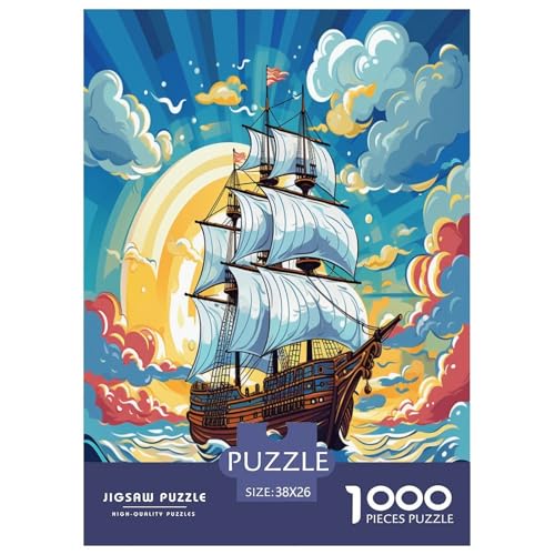 Segelboots Puzzles 1000 Teile Schwer Puzzle Spielzeug Lernspiel Impossible Herausforderung Spielzeug Für Erwachsene Kinder 38x26cm/1000pcs Segelboots Puzzles 1000 Teile Schwer Puzzle Spielzeug Lernspiel Impossible Herausforderung Spielzeug Für Erwachsene Kinder 38x26cm/1000pcs von RJAVAGFZL