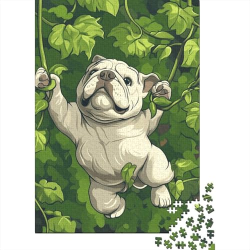 Shar Pei Puzzle 1000-teilige Schwer Puzzle Spielzeug Lernspiel Impossible Herausforderungsspielzeug Für Erwachsene Und Kinder in Bewährter 1000pcs (75x50cm) von RJAVAGFZL