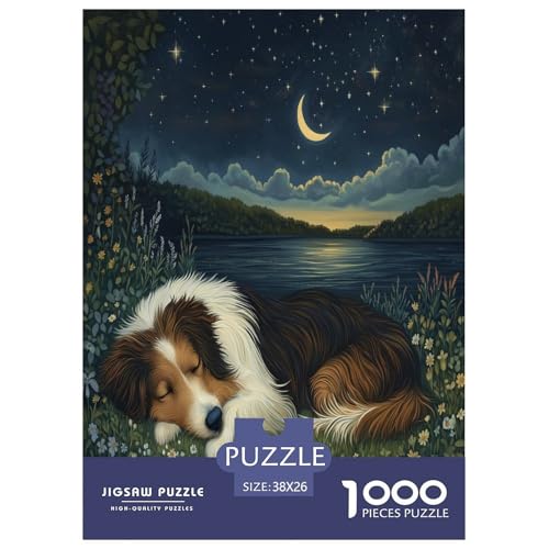 Shetland SchafeHund Puzzle 1000-teilige Schwer Puzzle Spielzeug Pädagogisches Spiel Impossible Herausforderung Spielzeug Für Erwachsene Und Kinder in Bewährter 38x26cm/1000pcs Shetland SchafeHund Puzzle 1000-teilige Schwer Puzzle Spielzeug Pädagogisches Spiel Impossible Herausforderung Spielzeug Für Erwachsene Und Kinder in Bewährter 38x26cm/1000pcs von RJAVAGFZL