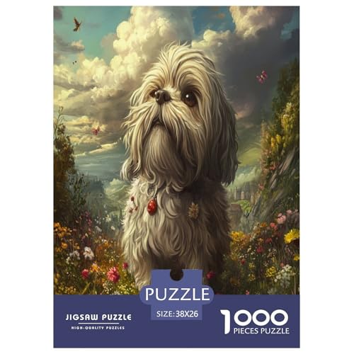 Shih Tzu Puzzle 1000 Teile Schwer Puzzle Spielzeug Lernspiel Impossible Herausforderung Spielzeug Für Erwachsene Kinder 38x26cm/1000pcs Shih Tzu Puzzle 1000 Teile Schwer Puzzle Spielzeug Lernspiel Impossible Herausforderung Spielzeug Für Erwachsene Kinder 38x26cm/1000pcs von RJAVAGFZL