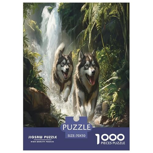 Sibirischer HuskyPuzzle 1000-teilige Schwer Puzzle Spielzeug Lernspiel Impossible Herausforderung Spielzeug Für Erwachsene Kinder 70x50cm/1000pcs Sibirischer HuskyPuzzle 1000-teilige Schwer Puzzle Spielzeug Lernspiel Impossible Herausforderung Spielzeug Für Erwachsene Kinder 70x50cm/1000pcs von RJAVAGFZL