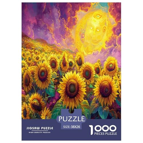 Sonnenblumen Puzzle 1000-teilige Schwer Puzzle Spielzeug Lernspiel Impossible Herausforderungsspielzeug Für Erwachsene Und Kinder in Bewährter 38x26cm/1000pcs Sonnenblumen Puzzle 1000-teilige Schwer Puzzle Spielzeug Lernspiel Impossible Herausforderungsspielzeug Für Erwachsene Und Kinder in Bewährter 38x26cm/1000pcs von RJAVAGFZL