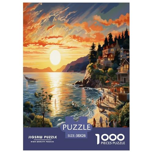 Sonnenuntergang über dem Hafen Puzzle 1000 Teile Schwer Puzzle Spielzeug Lernspiel Impossible Herausforderungsspielzeug Für Erwachsene Kinder 38x26cm/1000pcs Sonnenuntergang über dem Hafen Puzzle 1000 Teile Schwer Puzzle Spielzeug Lernspiel Impossible Herausforderungsspielzeug Für Erwachsene Kinder 38x26cm/1000pcs von RJAVAGFZL